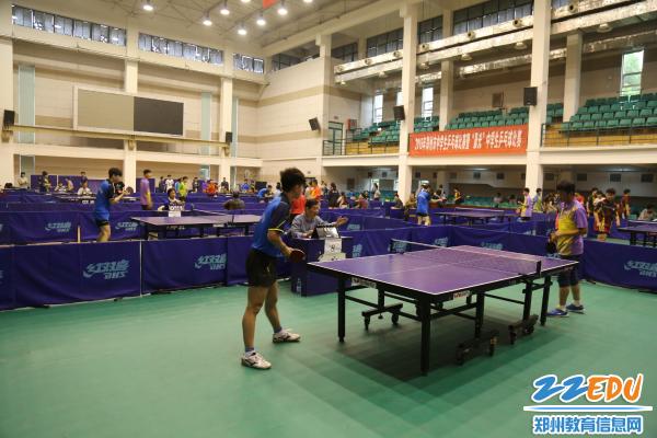 2015年郑州市中学生“晨光”乒乓球比赛在回中胜利闭幕